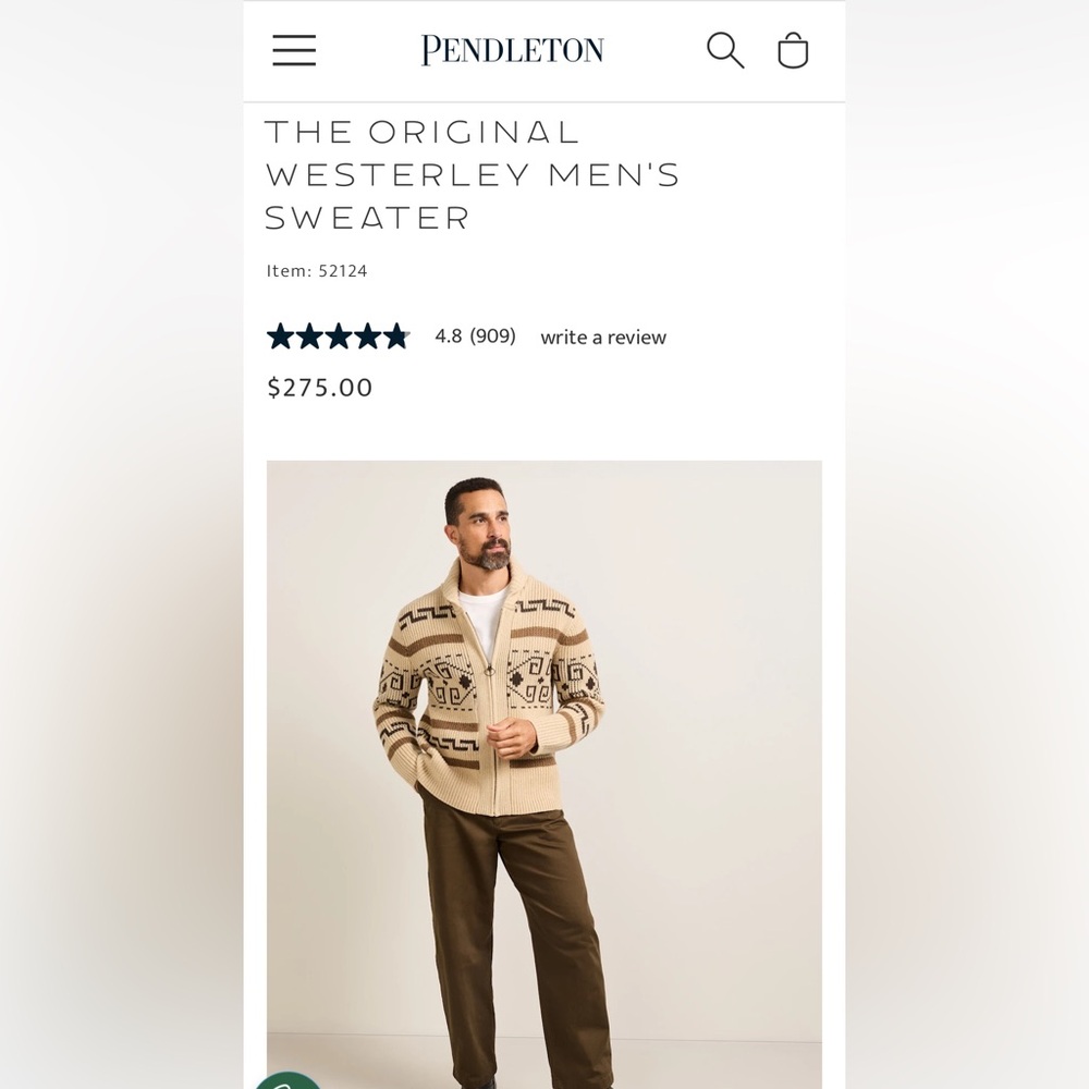 Pendleton Westerly Sweater